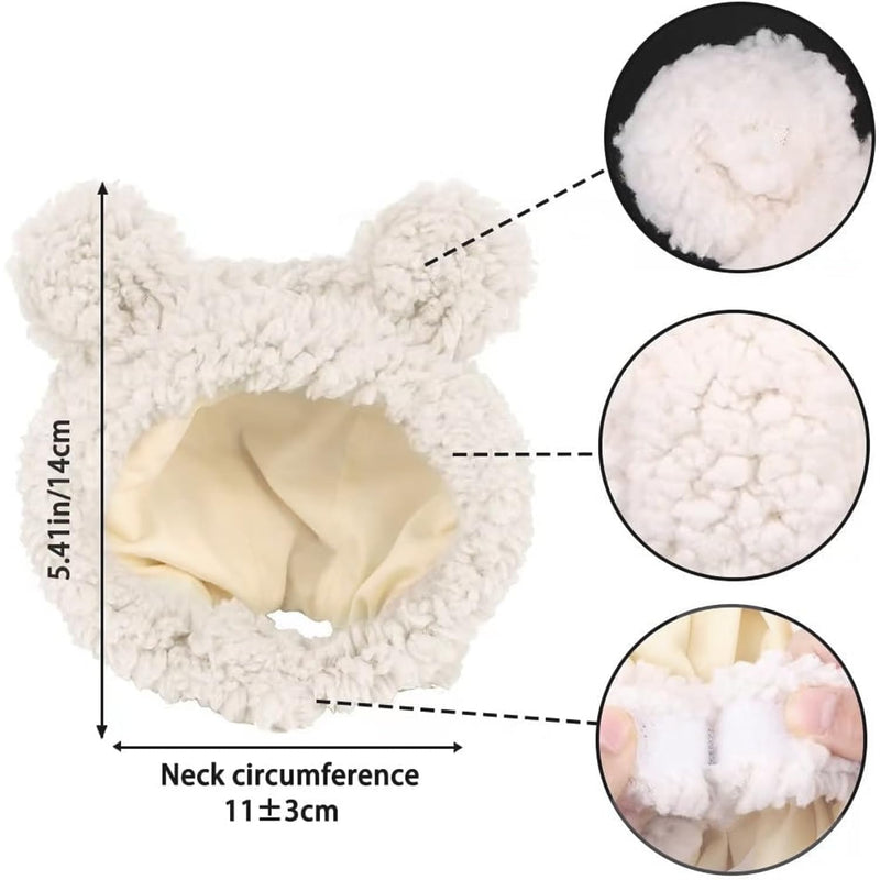 Cute Cat & Puppy Bear Hat