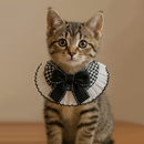 Adjustable Cute Cat Collar with Bow
