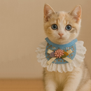 Cute Cat Collar with Adjustable Lace Ruffle