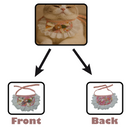 Cute Cat Collar with Adjustable Lace Ruffle