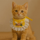 Cute Cat Collar with Adjustable Lace Ruffle