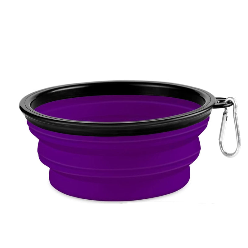 Collapsible Pet Bowl Portable Silicone Dog Bowl for Travel