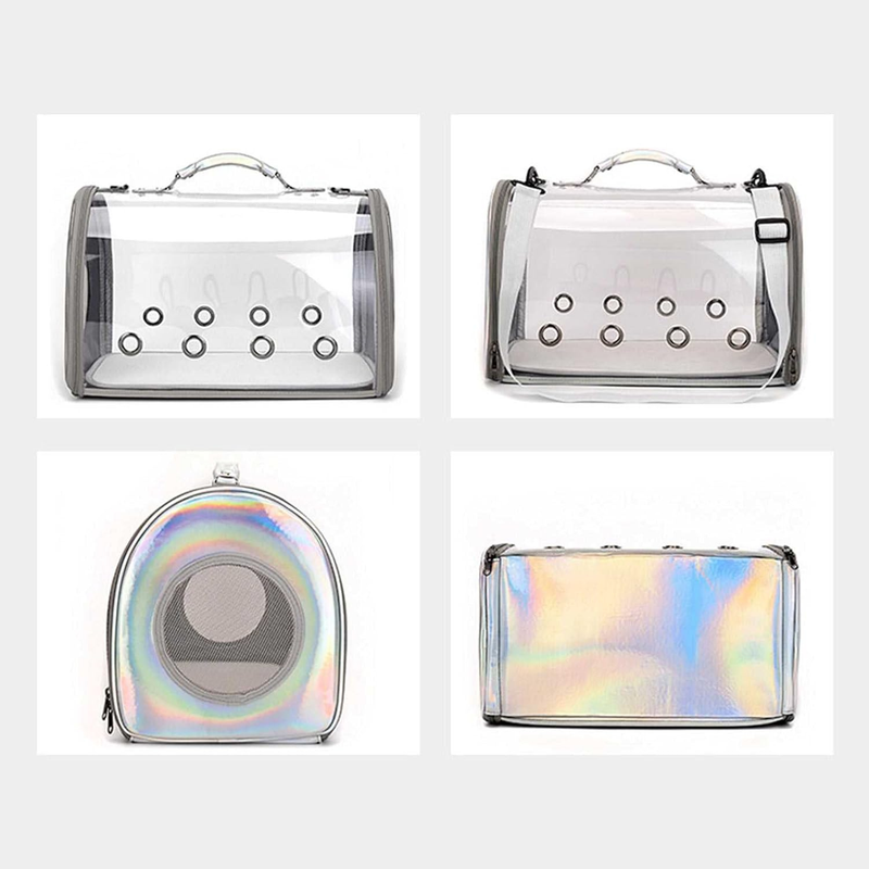 Transparent Pet Travel Carrier Tote Bag for Dogs, Cats And More