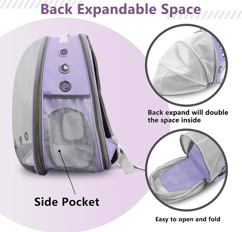 Expandable Bubble Backpack for Cats