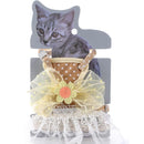 Cute Cat Harness Dress with Leash, Soft and Adjustable