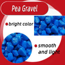 Mini Pebbles Aquarium Blue Color Stones