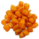 Decorative Pebbles Aquarium Orange Color Stones