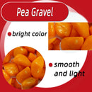 Decorative Pebbles Aquarium Orange Color Stones