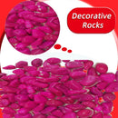Decorative Pebbles Aquarium Pink Color Stones