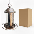 Hanging Metal Bird Feeder for Outdoor Garden