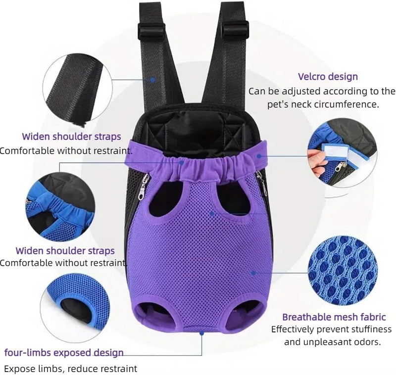 Adjustable Dog Cat Carrier Backpack