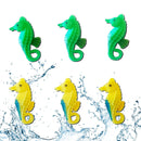 Multi-Color Floating Seahorses - 6pcs Aquarium Decor
