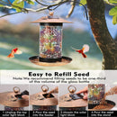 Bird Feeder for Outdoor Hanging (Solar Powerd)