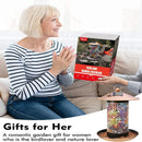 Bird Feeder for Outdoor Hanging (Solar Powerd)