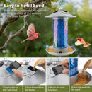 Bird Feeder for Outdoor Hanging (Solar Powerd)