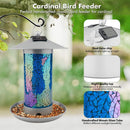 Bird Feeder for Outdoor Hanging (Solar Powerd)