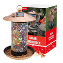 Bird Feeder for Outdoor Hanging (Solar Powerd)