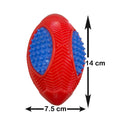 Dog Toy Durable Rubber Football with Spikes