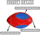 Dog Toy Durable Rubber Football with Spikes