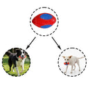Dog Toy Durable Rubber Football with Spikes