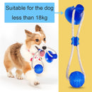 Durable Dog Chew Toy with Suction Cup | Dog Tug Rope Dental Care Ball