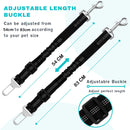 Pets Dog Seat Belt Set of 2 for Cars, Includes a Hair Brush