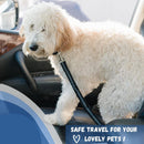 Pets Dog Seat Belt Set of 2 for Cars, Includes a Hair Brush
