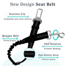 Pets Dog Seat Belt Set of 2 for Cars, Includes a Hair Brush