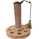 Interactive Sisal Scratcher Toy for Kittens Fun Cat Scratching Post