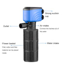 Water Filter For Aquarium(35W-2450L/H, Black)