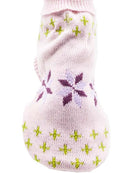 Turtleneck Cable Knit Sweater for Small Dogs and Cats with Leash Hole