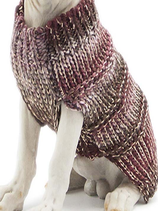 Cozy Knitted Turtleneck Dog Sweater for Small Pets