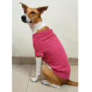 Winter Woolen Knitwear for Small & Medium Dogs ,Cats (Pink)