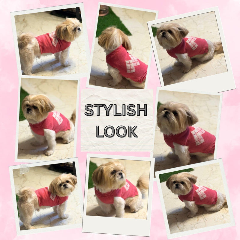 Warm Pet Sweater for Small Dogs & Cat for Cold Weather