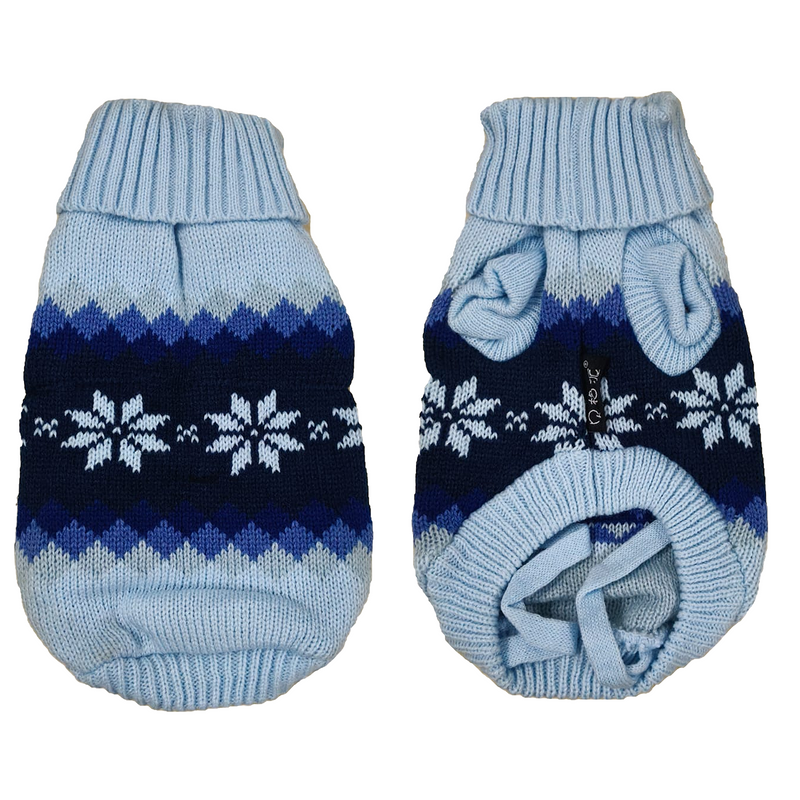 Snowflakes Pattern Sweaters for Dogs