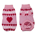 Dog Sweater – Cute Heart Pattern