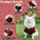 Dog Winter Checkered Warm Cotton Coat