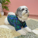 Dog Winter Checkered Warm Cotton Coat
