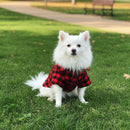 Dog Winter Checkered Warm Cotton Coat