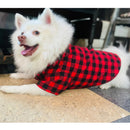 Dog Winter Checkered Warm Cotton Coat