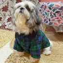 Dog Winter Checkered Warm Cotton Coat