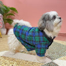 Dog Winter Checkered Warm Cotton Coat