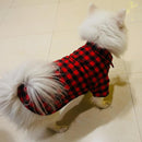 Dog Winter Checkered Warm Cotton Coat