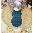 Dog Winter Checkered Warm Cotton Coat