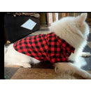 Dog Winter Checkered Warm Cotton Coat
