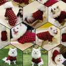 Dog Winter Checkered Warm Cotton Coat