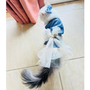 Fancy Pet Dress for small Cats And Dogs for events (Glitter - Blue)