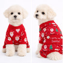 Cute Printed Soft Cotton Clothing for Dogs, Red  (Print May Vary)