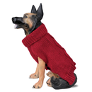 Turtleneck Dog Sweater - Classic Cable Knit for Small Dogs & Cats