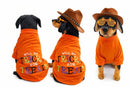 Dog T-Shirt Costume “Will Do Trick for Treats”